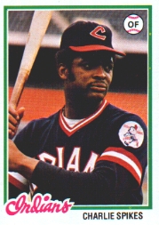 1978 Topps Baseball Cards      459     Charlie Spikes